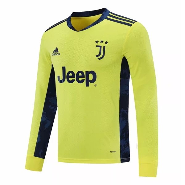 Tailandia Camiseta Juventus Primera Equipación ML Portero 2020-2021 Amarillo